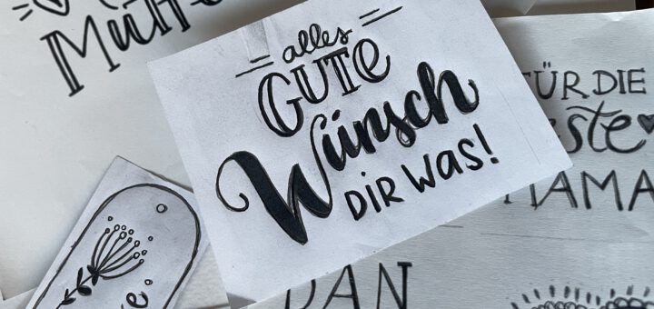 Hand-Lettering-Kurs zum Muttertag