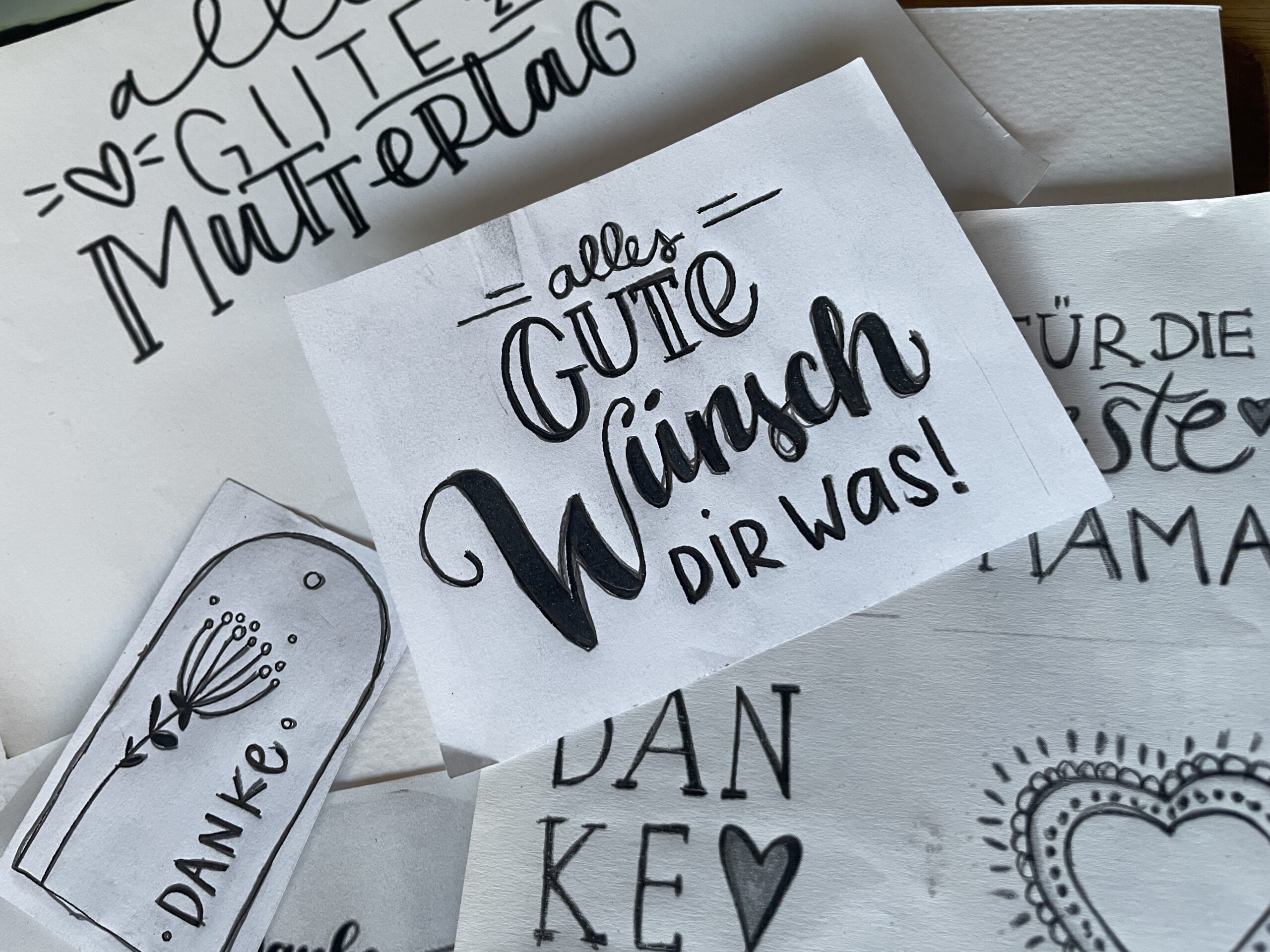 Hand-Lettering-Kurs zum Muttertag